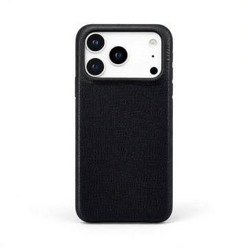 Litchi Grain Leather iPhone Case – Half-Cover Shockproof Protective Sleeve