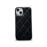 Luxurious Quilted Leather iPhone Case for Women