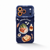 Denim Bread Silicone iPhone Case – Advanced Anti-Fall Soft Shell