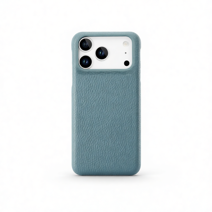 Litchi Grain Leather iPhone Case – Half-Cover Shockproof Protective Sleeve