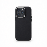 Business Diamond Pattern Leather iPhone Case – Magnetic and Shockproof Protection
