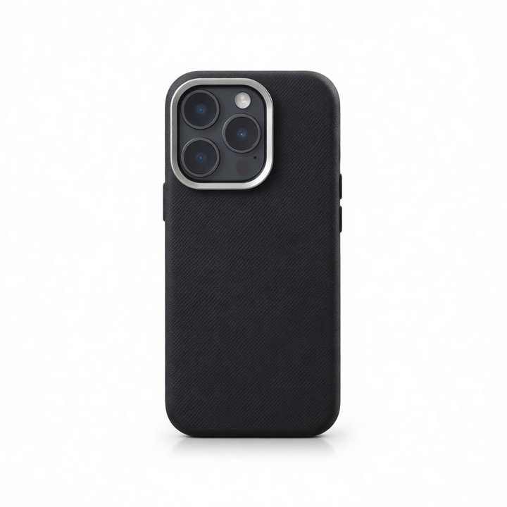 Business Diamond Pattern Leather iPhone Case – Magnetic and Shockproof Protection